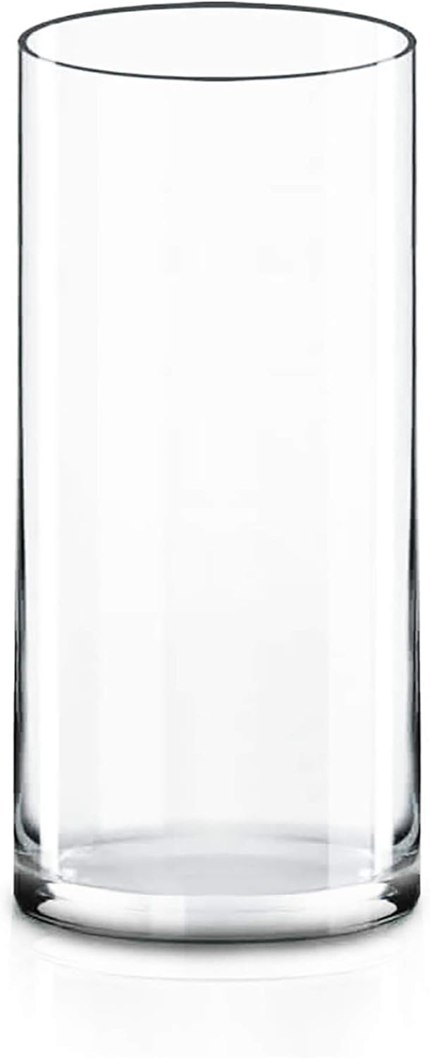 Clear Glass Cylinder Vase