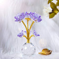 6" Glass Flowers with Stems Ornament