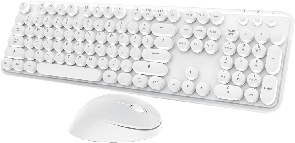 Wireless Keyboard Mouse Combo 104 Keys