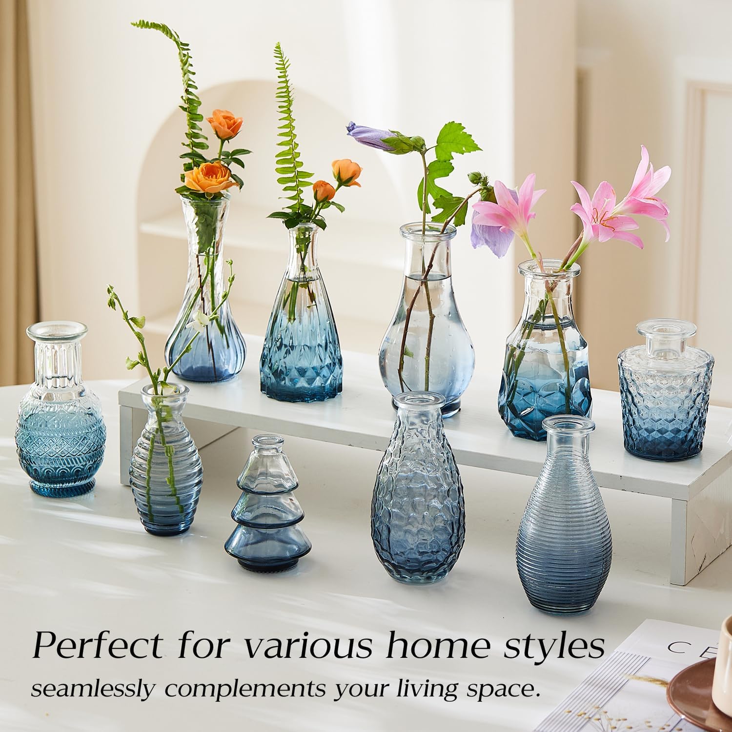 Glass Vase Set of 20