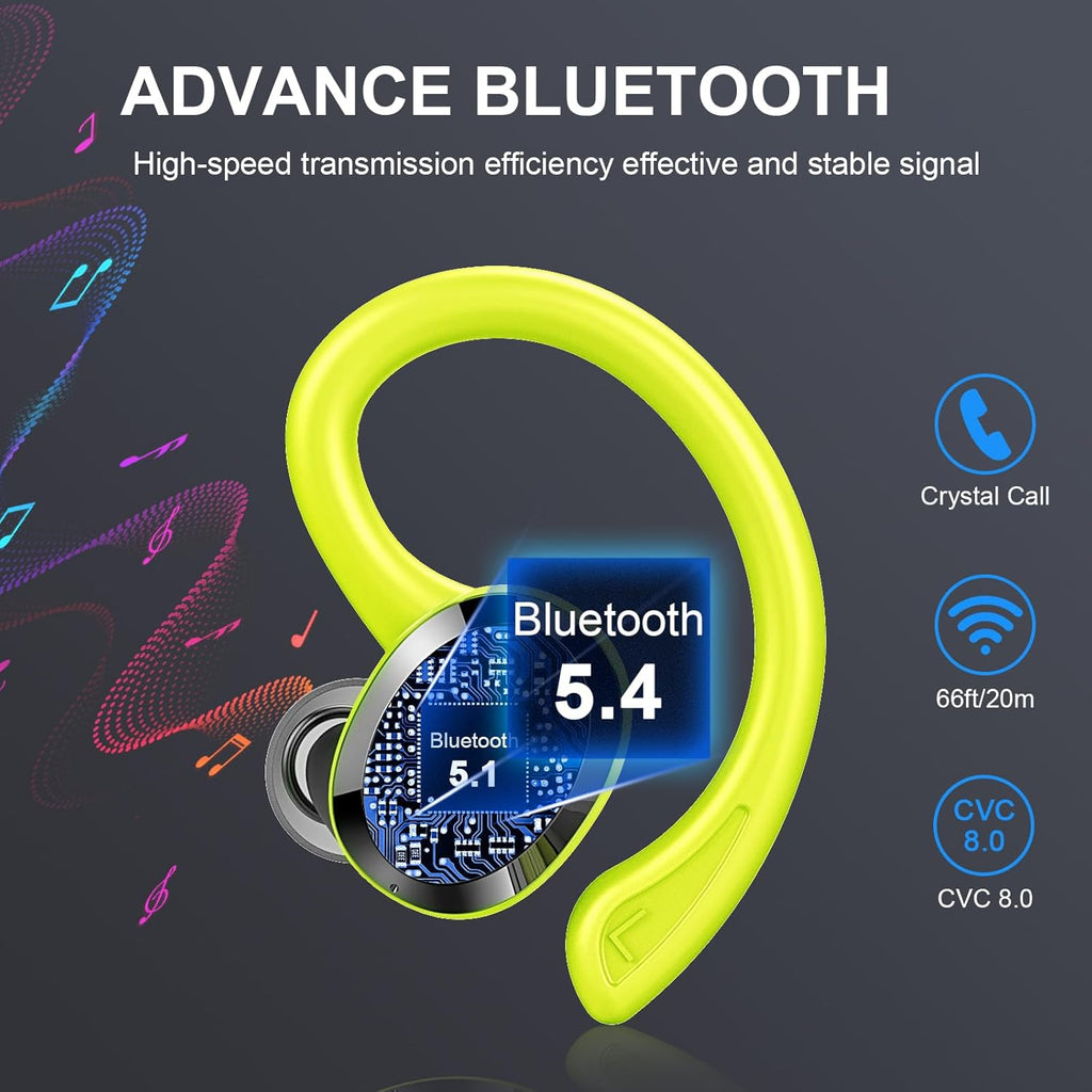 Bluetooth 5.4 Headphones Wireless Earbud