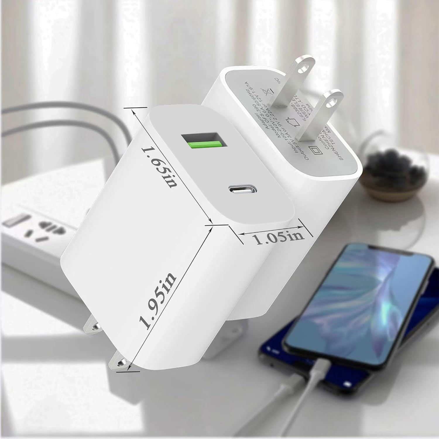 Dual Port Type C Wall Charger