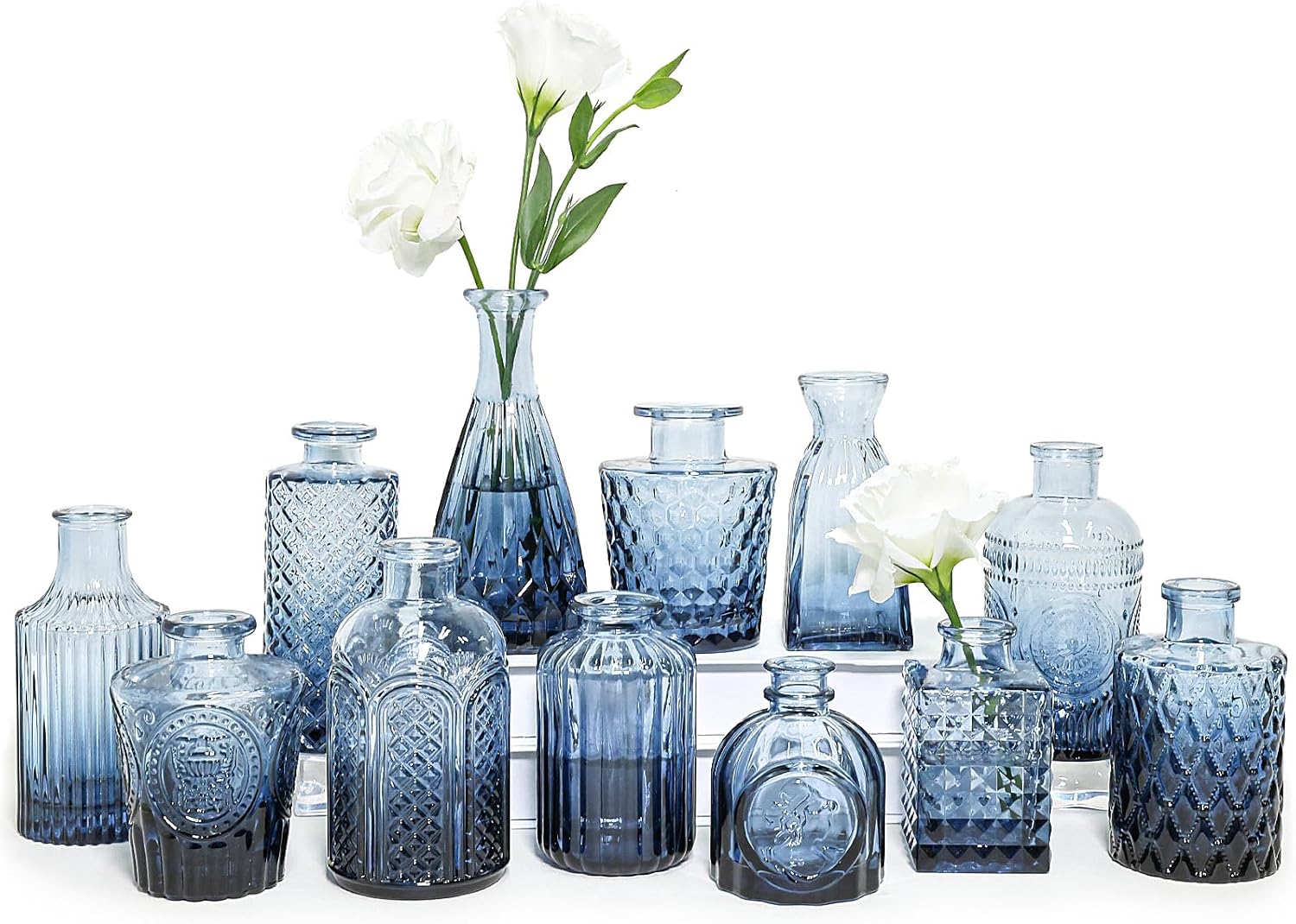 Glass Bud Vase Set of 12