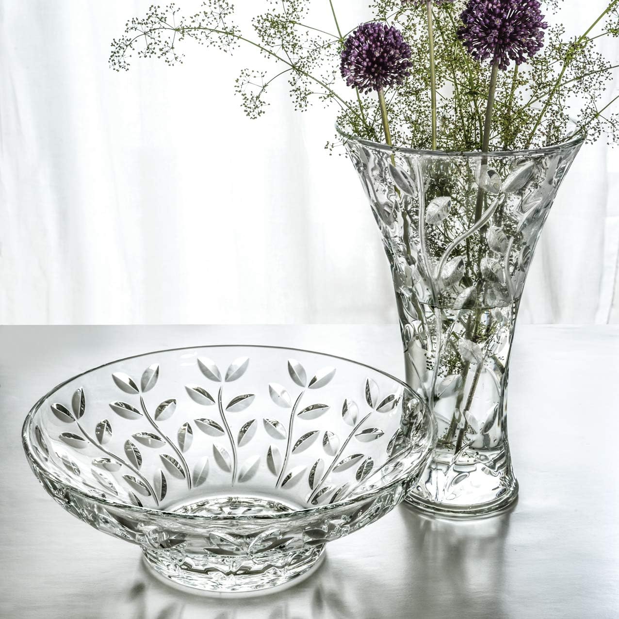 Round Opening Glass Vase