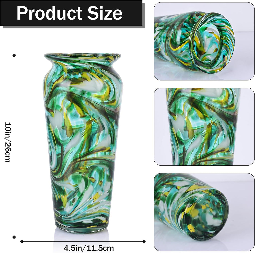 Blown Glass Vase for Home Deco