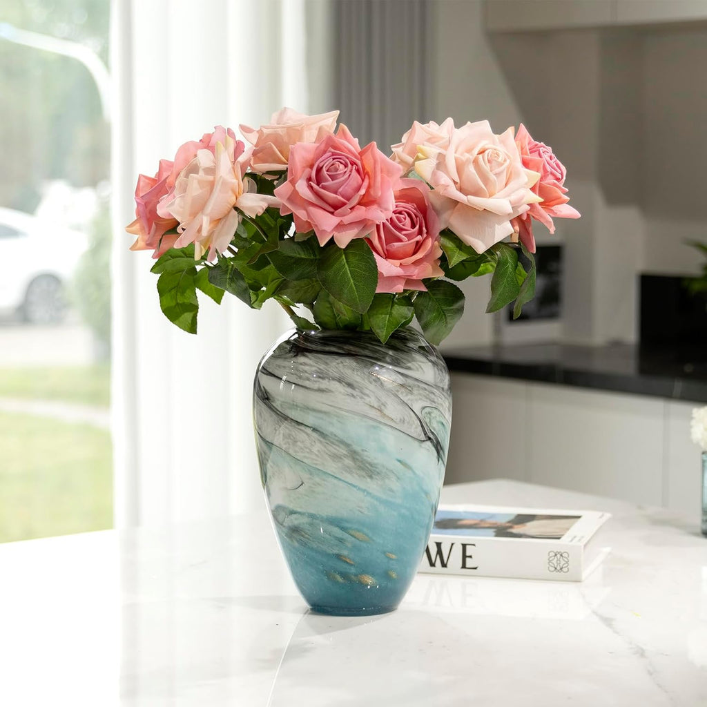 11" Glass Vases for Flowers
