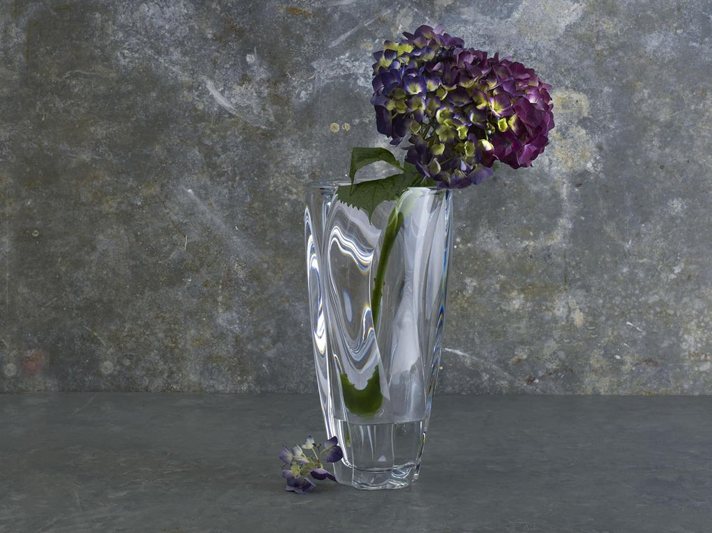 Crystal Glass Vase 12 Inch