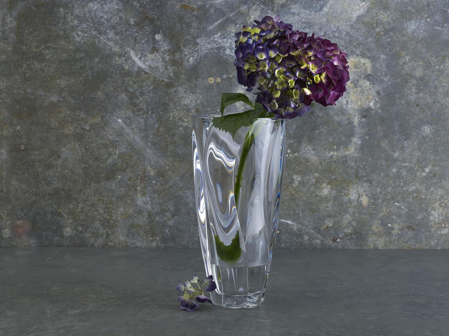 Crystal Glass Vase 12 Inch