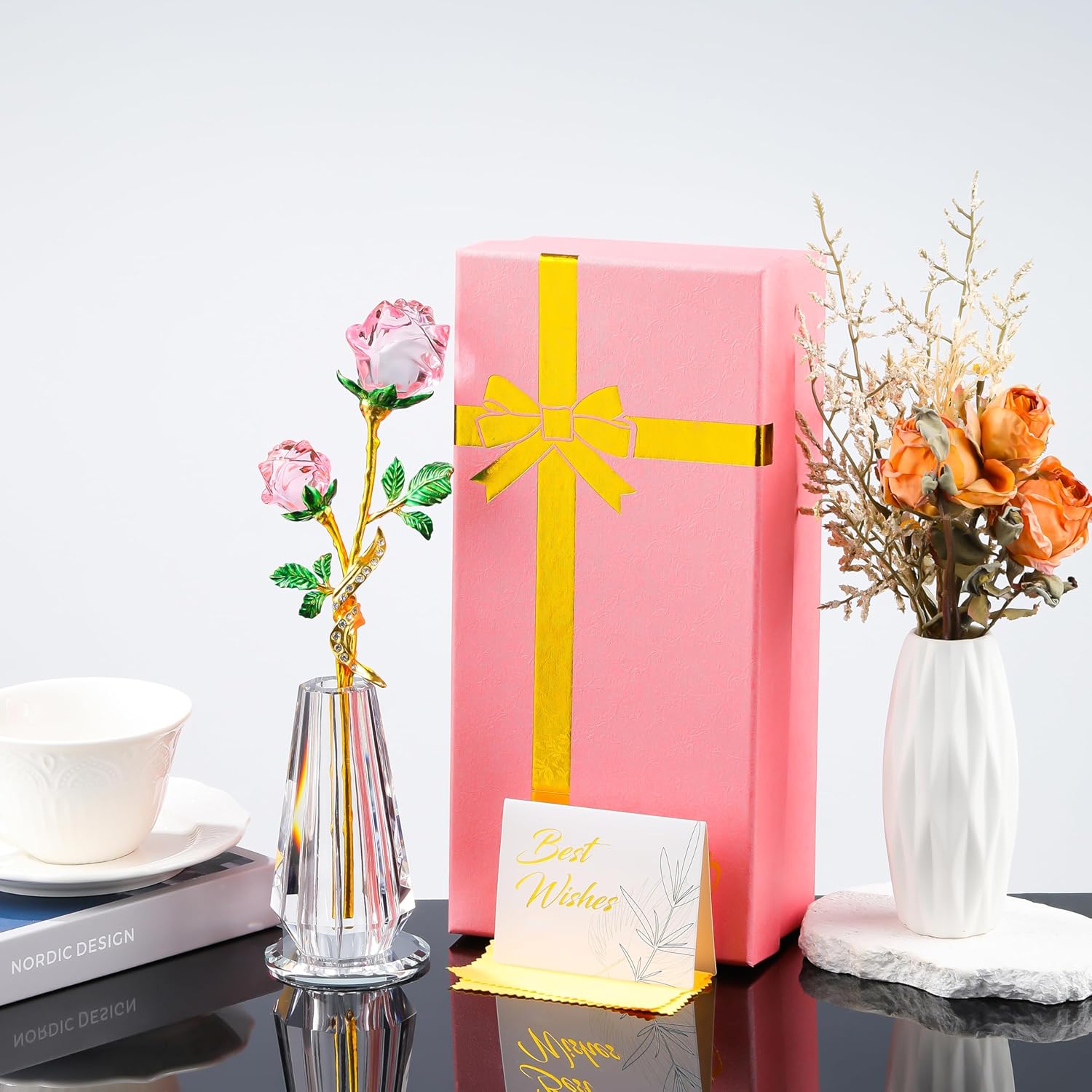 Handmade Glass Flower Vase