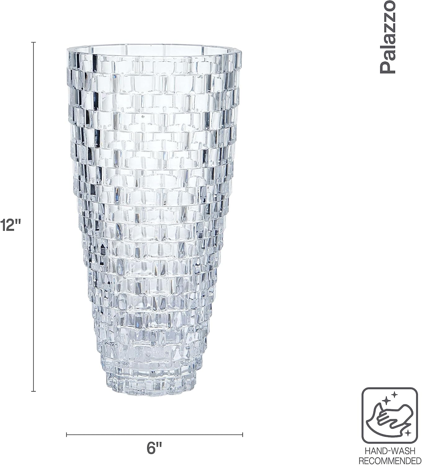 12-Inch Versatile Glass Vase